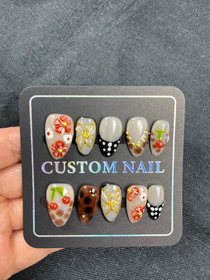 Handmade press on nails