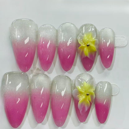 More to save up to 60% Retro Marble Pearl Short Press On Nails