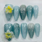 More to save up to 60% Pink 3D Flower Reusable Press On Nails