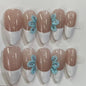 More to save up to 60% Dark Green 3D Bunny Long Fake Nails