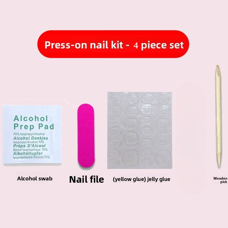 Cute childlike dopamine candy manicure handmade press on nails.