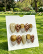 More to save up to 60%
Custom 3D Brown Flower Almond Press On Nails
