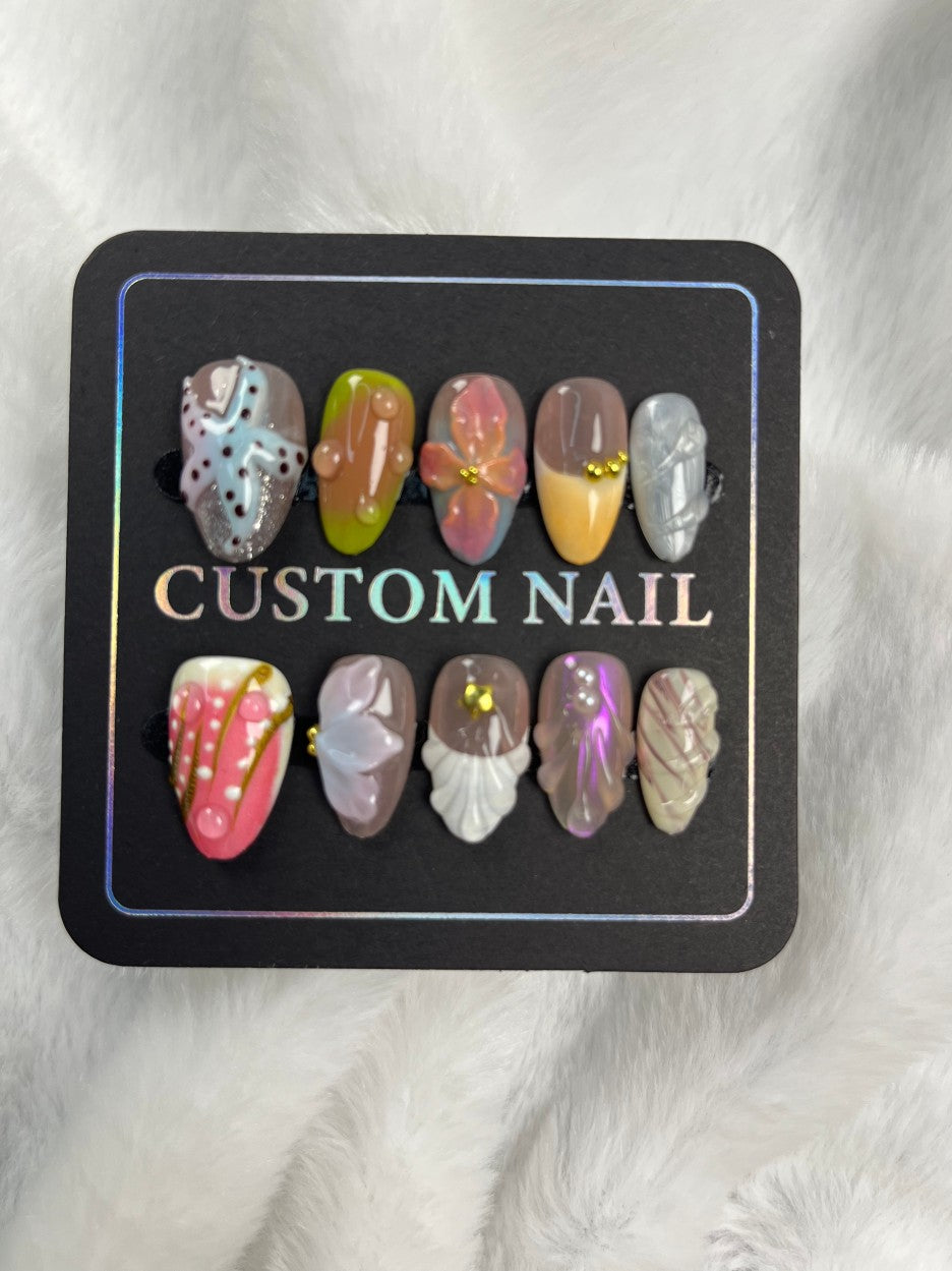 Handmade press on nails