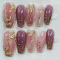 More to save up to 60% Green 3D Floral Almond Press On False Nails