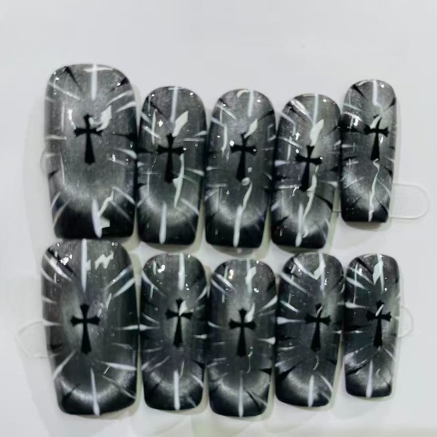 More to save up to 60% Gradient Ombre Rhinestone Press On Nails