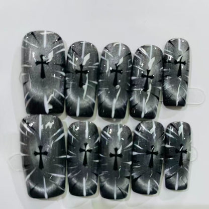 More to save up to 60% Gradient Ombre Rhinestone Press On Nails