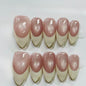 More to save up to 60% French Pink Cat Eye Almond Press On Nails