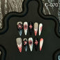 Original Devil's Flower Press on Nailshandcrafted designHandmade