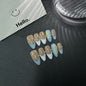 Original Spice Girl Almond Nail Three-dimensional Carving Sweet Pure Desire Wear Wholesale