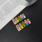 Hand painted sweet cool three-dimensional engraved patch French gradual change blush nail sweet wear