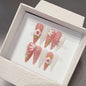HandmadePress on Nails Sticker 3D Carving Pinch Spice Girl Explosion