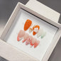 [Battle Plus Almond Nail] Removable Nail Patch HandmadePress on Nails Collection Shell