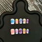 Hot-selling 10 pieces of simple summer hand-painted Press on Nails finished product wholesale
