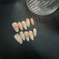Carved 3D Handcrafted Sweet Flowers Press on Nails