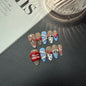 Original Bikini Hand Painted Pinch Sexy Big Red Lip Handmade Nail Wholesale