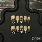 Original Classic Hand Painted Flower Pinch French Press on Nails Wholesale