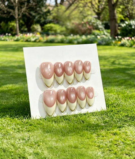 More to save up to 60% French Pink Cat Eye Almond Press On Nails