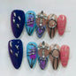 More to save up to 60% French Pink Cat Eye Almond Press On Nails