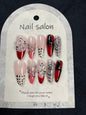 More to save up to 60% Vintage Floral Handmade Almond Press On Nails