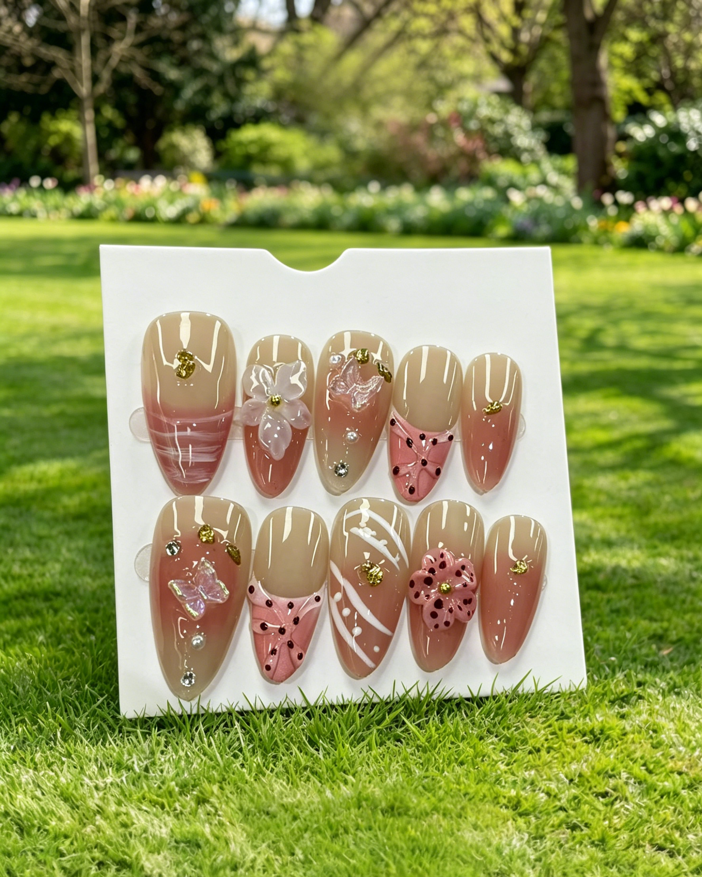 More to save up to 60% 3D Flower Butterfly Nails