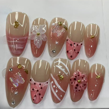 More to save up to 60% 3D Flower Butterfly Nails