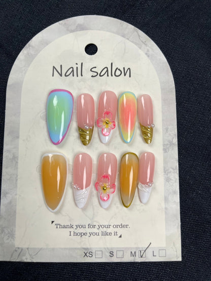 More to save up to 60% Hand Painted Custom Press On Nails