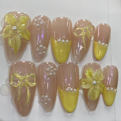 More to save up to 60% Silver Blue Gradient Nails