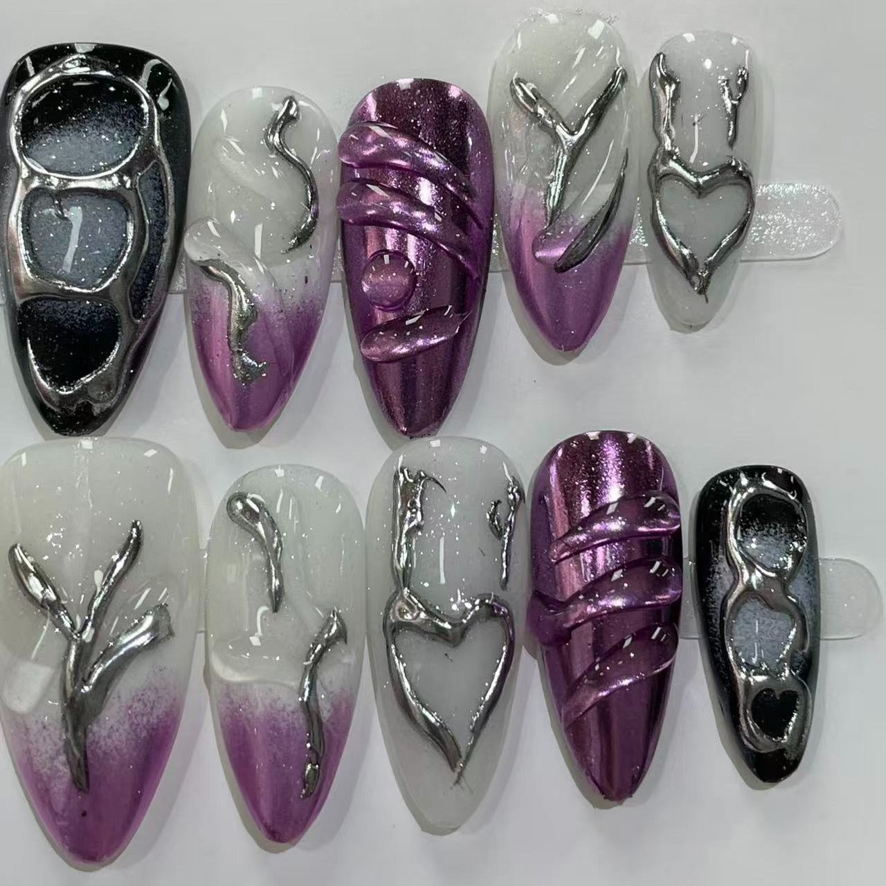 More to save up to 60% 3D Flower Butterfly Nails