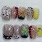 More to save up to 60% Handmade Floral Glitter Press On False Nails