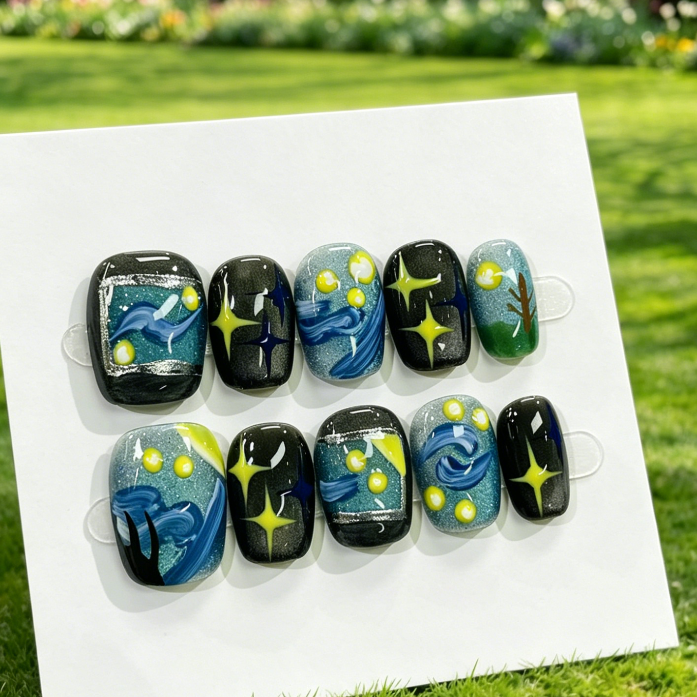 More to save up to 60% Starry Night Handmade Press On Nails