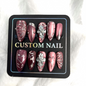 More to save up to 60% Floral Pearl Almond Fake Nails