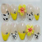 More to save up to 60% Green 3D Flower Press On Nails